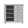  Magnussen Charleston B5611-13GY Door Chest - Grey IMAGE 4