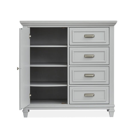  Magnussen Charleston B5611-13GY Door Chest - Grey IMAGE 4