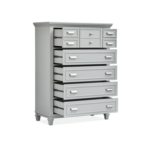  Magnussen Charleston B5611-10GY Drawer Chest - Grey IMAGE 2