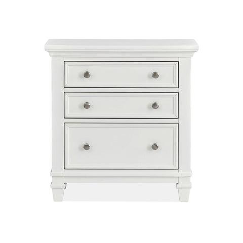  Magnussen Charleston B5611-01WH Drawer Nightstand - White IMAGE 3