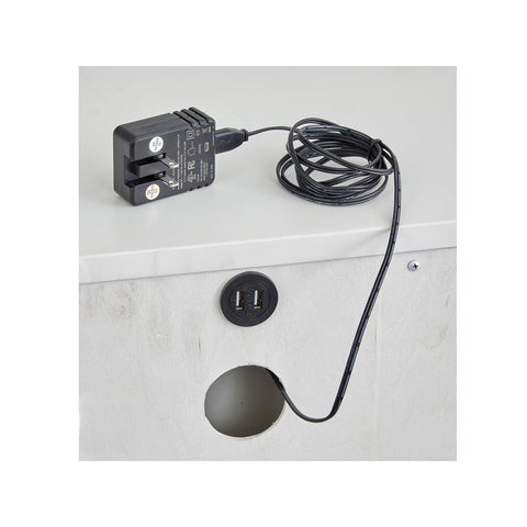  Magnussen Charleston B5611-01WH Drawer Nightstand - White IMAGE 8