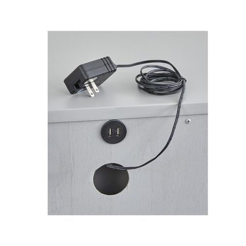  Magnussen Charleston B5611-01GY Drawer Nightstand - Grey IMAGE 8