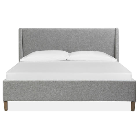  Magnussen Lindon B5570-70G California King Grey Upholstered Island Bed IMAGE 2