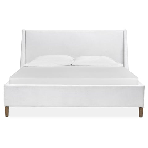  Magnussen Lindon B5570-60W King White Upholstered Island Bed IMAGE 2