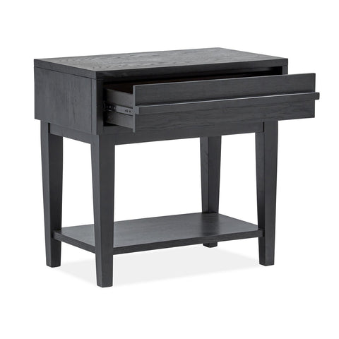  Magnussen Lindon B5570-05D Dark Open Nightstand IMAGE 2