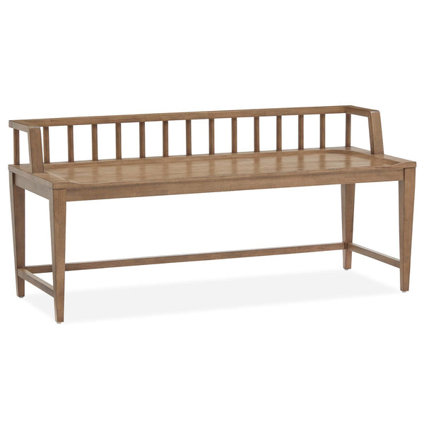 Magnussen Lindon D5570-79 Arm Bench with Low Back IMAGE 1