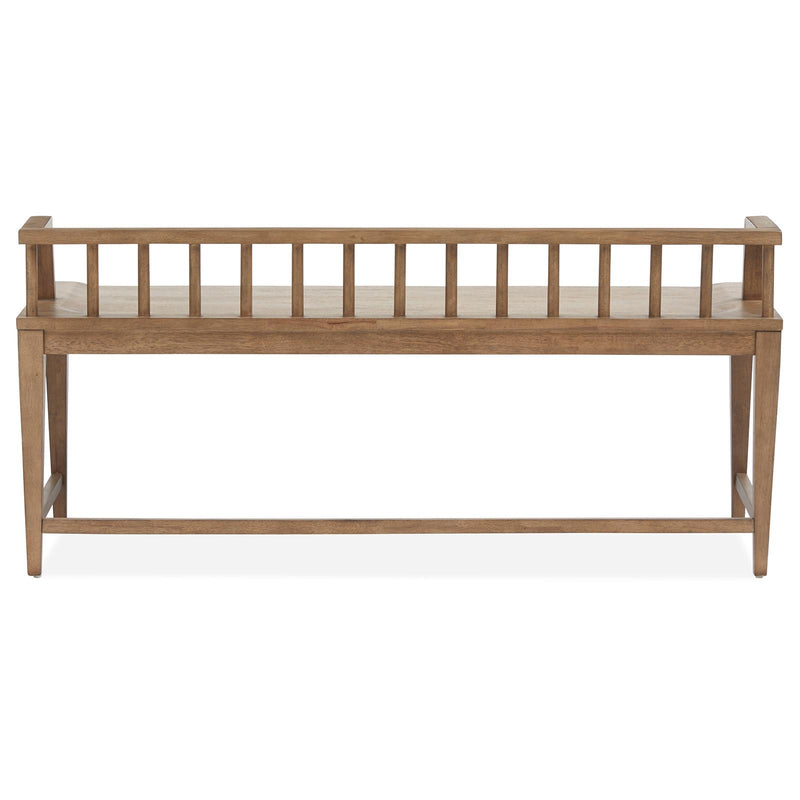 Magnussen Lindon D5570-79 Arm Bench with Low Back IMAGE 5