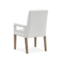 Magnussen Lindon D5570-73W Dining Arm Chair with White Upholstered Seat & Back IMAGE 4