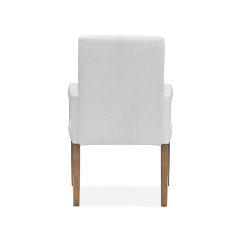  Magnussen Lindon D5570-73W Dining Arm Chair with White Upholstered Seat & Back IMAGE 5