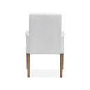 Magnussen Lindon D5570-73W Dining Arm Chair with White Upholstered Seat & Back IMAGE 5