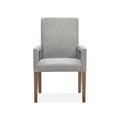  Magnussen Lindon D5570-73G Dining Arm Chair with Grey Upholstered Seat & Back IMAGE 2
