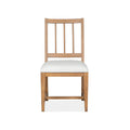  Magnussen Lindon D5570-62W Dining Side Chair with White Upholstered Seat IMAGE 2