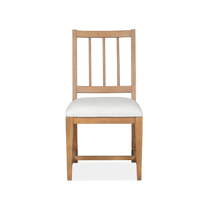 Magnussen Lindon D5570-62W Dining Side Chair with White Upholstered Seat IMAGE 2