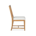  Magnussen Lindon D5570-62W Dining Side Chair with White Upholstered Seat IMAGE 3
