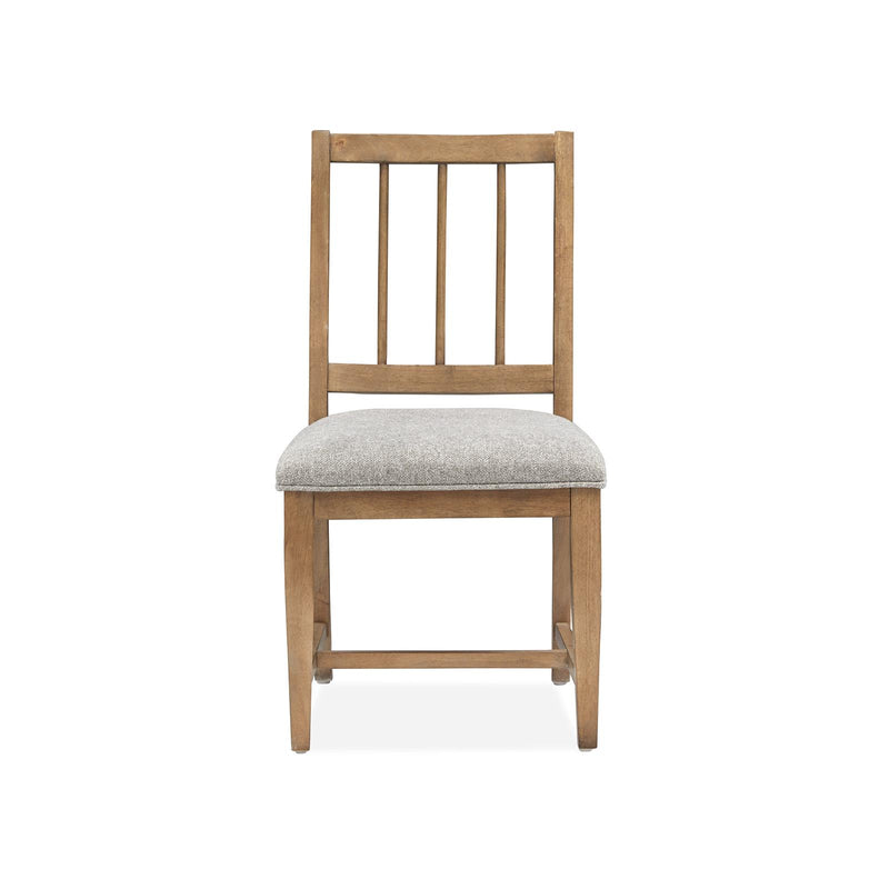 Magnussen Lindon D5570-62G Dining Side Chair with Grey Upholstered Seat IMAGE 2