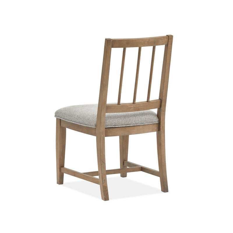Magnussen Lindon D5570-62G Dining Side Chair with Grey Upholstered Seat IMAGE 4