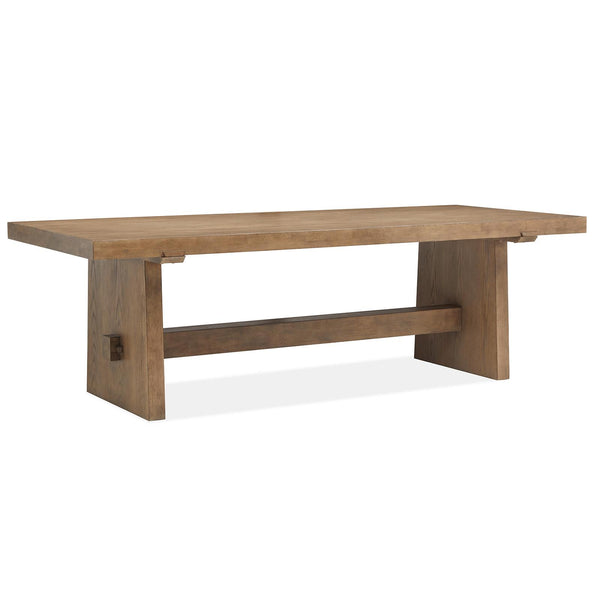 Magnussen Lindon D5570-21 Trestle Dining Table IMAGE 1