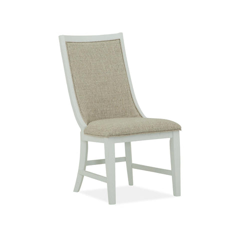  Magnussen Heron Cove D4400-66 Upholstered Host Side Chair IMAGE 1