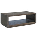 Magnussen LeLand T5704-43 Rectangular Cocktail Table with Casters IMAGE 1