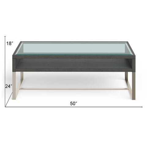 Magnussen Langston T5652-43 Rectangular Cocktail Table IMAGE 3
