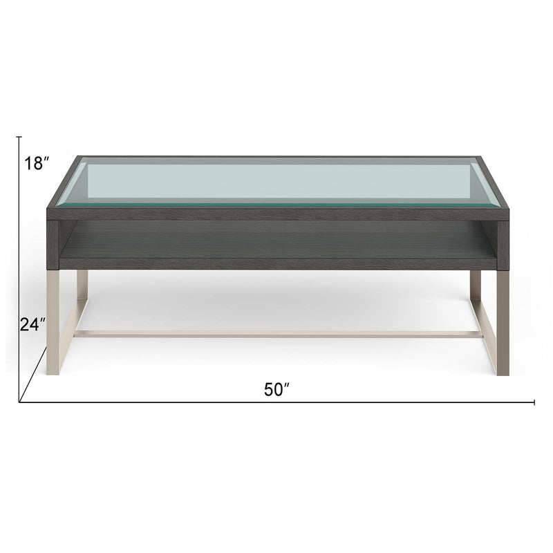 Magnussen Langston T5652-43 Rectangular Cocktail Table IMAGE 3