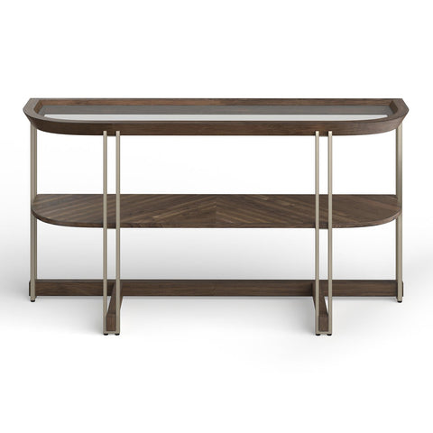  Magnussen Elora T5639-75 Demilune Sofa Table IMAGE 1