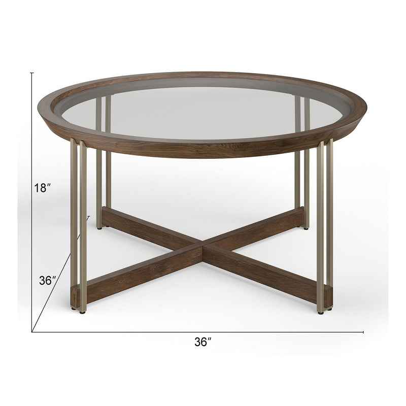 Magnussen Elora T5639-45 Round Cocktail Table IMAGE 3