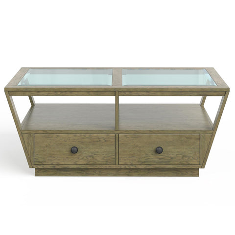  Magnussen Hardison T5631-43 Rectangular Cocktail Table with Casters IMAGE 1