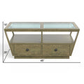  Magnussen Hardison T5631-43 Rectangular Cocktail Table with Casters IMAGE 3