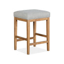 Magnussen Lindon T5570-38G Stool with Grey Upholstered Seat IMAGE 1