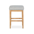  Magnussen Lindon T5570-38G Stool with Grey Upholstered Seat IMAGE 2