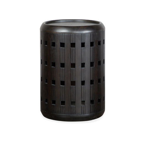  Magnussen Lindon T5570-35D Dark Round Accent End Table IMAGE 1