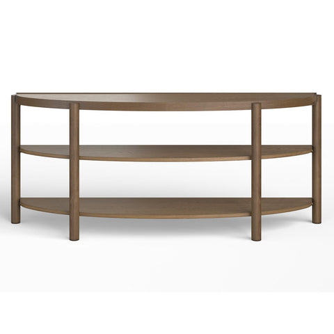 Magnussen Hadleigh T5558-75 Demilune Sofa Table IMAGE 1
