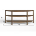 Magnussen Hadleigh T5558-75 Demilune Sofa Table IMAGE 2