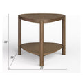  Magnussen Hadleigh T5558-34 Shaped Accent End Table IMAGE 2
