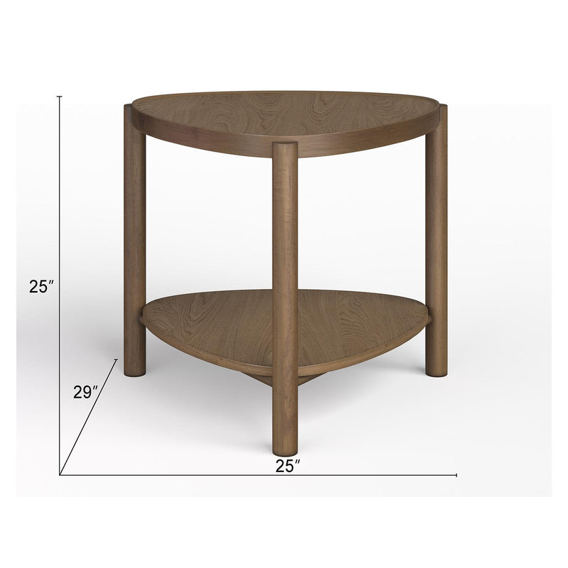 Magnussen Hadleigh T5558-34 Shaped Accent End Table IMAGE 2