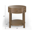  Magnussen Hadleigh T5558-05 Round End Table IMAGE 2