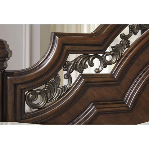  Signature Design by Ashley Lavinton B764B10 California King Poster Bed IMAGE 6