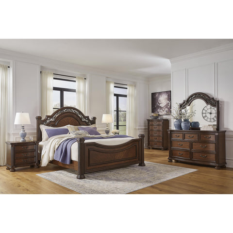  Signature Design by Ashley Lavinton B764B10 California King Poster Bed IMAGE 9