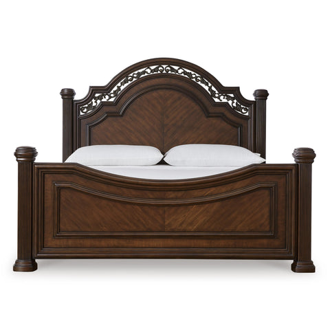 Signature Design by Ashley Lavinton B764B5 Queen Poster Bed IMAGE 2