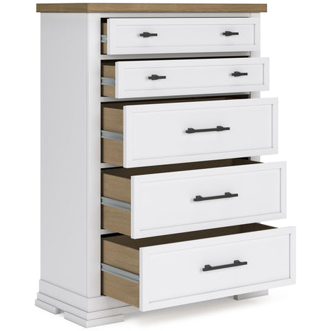  Benchcraft Ashbryn B844-46 Five Drawer Chest IMAGE 2