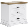  Benchcraft Ashbryn B844-93 Three Drawer Night Stand IMAGE 1