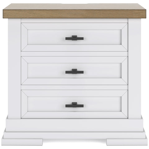  Benchcraft Ashbryn B844-93 Three Drawer Night Stand IMAGE 3