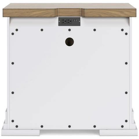  Benchcraft Ashbryn B844-93 Three Drawer Night Stand IMAGE 5