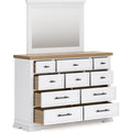  Benchcraft Ashbryn B844B1 Dresser and Mirror IMAGE 2