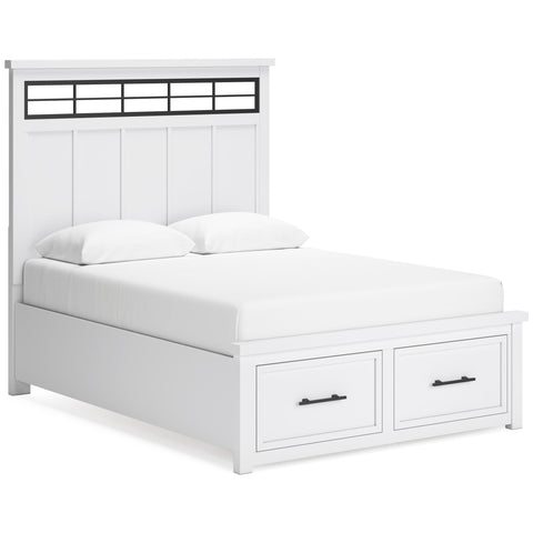  Benchcraft Ashbryn B844B2 Queen Panel Storage Bed IMAGE 1