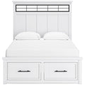  Benchcraft Ashbryn B844B2 Queen Panel Storage Bed IMAGE 2