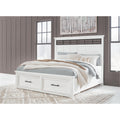  Benchcraft Ashbryn B844B2 Queen Panel Storage Bed IMAGE 6