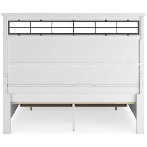  Benchcraft Ashbryn B844B4 King Panel Storage Bed IMAGE 4