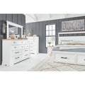  Benchcraft Ashbryn B844B5 California King Panel Storage Bed IMAGE 9